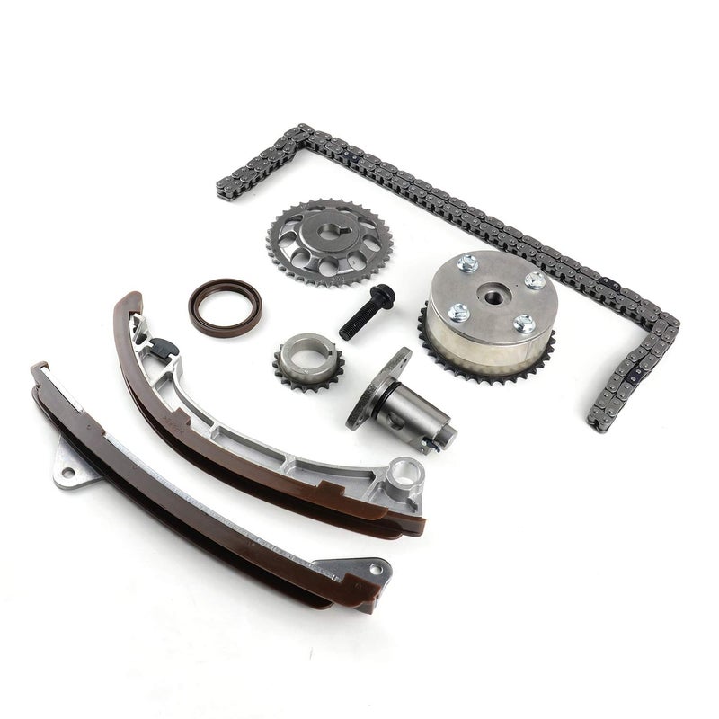 Koomaha Timing Chain VVT Gear Kit Replacement for 2000-2008 Toyota Corolla Matrix Pontiac Vibe 1.8L Part# 917-257 13050-22010 13050-0D010 - Image 5